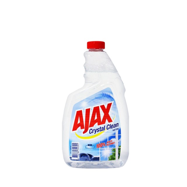 Ajax Crystal Clean Καθαριστικό για τα Τζάμια Ανταλλακτικό, 750ml