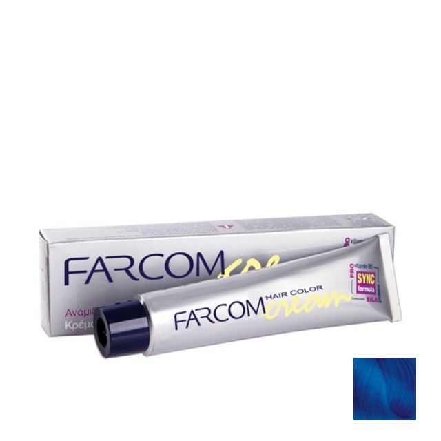 Farcom No 300 Bάση Μπλε Μόνιμη Βαφή Μαλλιών με Πρωτεΐνες Μεταξιού & Προβιταμίνη Β5, 60ml
