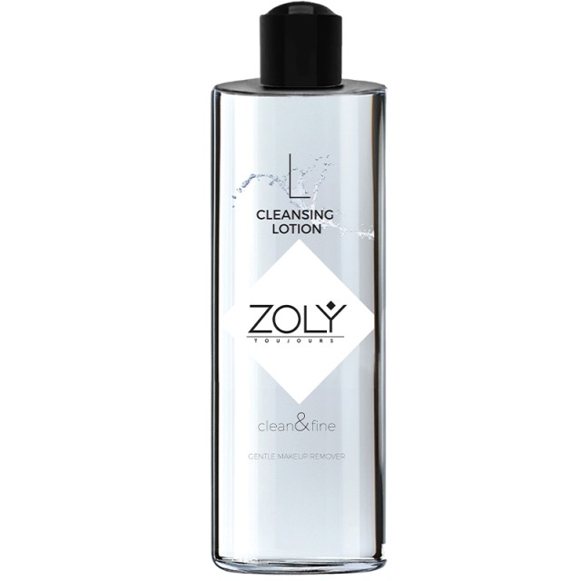ZOLY Clansing Lotion Clean & Fine, Λοσιόν Καθαρισμού Προσώπου με Εκχυλίσματα Λεβάντας & Κρίταμου, Προβιταμίνη Β5 & Ροδόνερο, για Απόλυτη Φρεσκάδα, 500ml