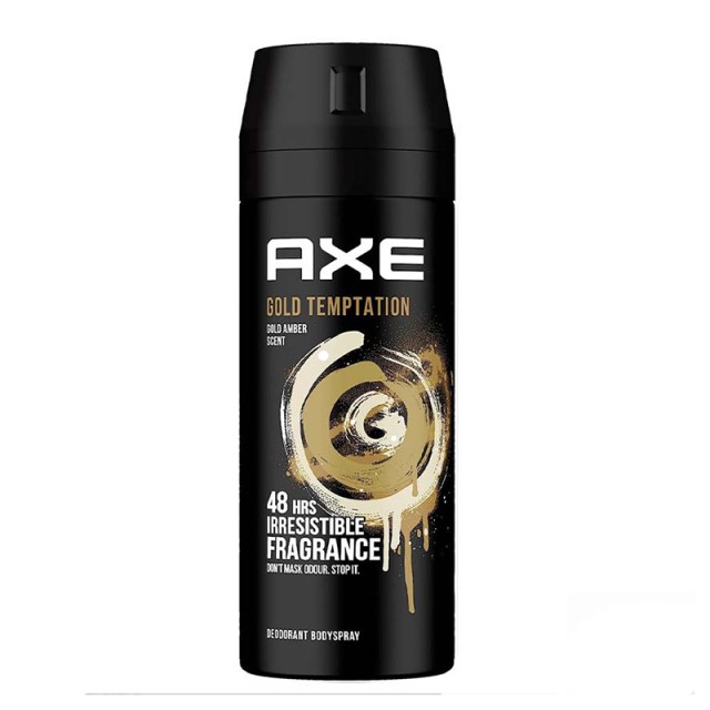 Axe Gold Temptation Deo Spray, Αποσμητικό Σπρέι 150ml