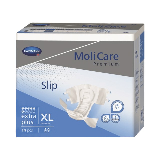 Hartmann MoliCare Premium Slip 6 Drops Extra Plus, Πάνες Ακράτειας Ενηλίκων, Extra Large, 14τμχ