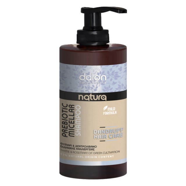 Dalon Natura Prebiotic Micellar Shampoo, Σαμπουάν Κατά Της Πιτυρίδας 300ml