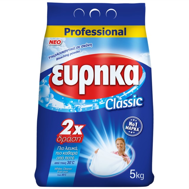 Εύρηκα Professional Υπερλευκαντική Σκόνη σε Επαγγελματική Συσκευασία, 5kg