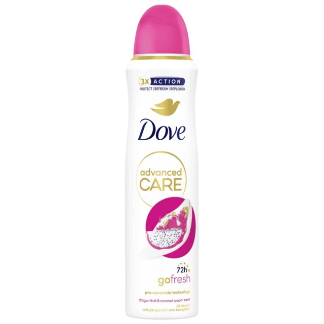 Dove Advanced Care Dragonfruit, Αποσμητικό Σπρέι, 150ml