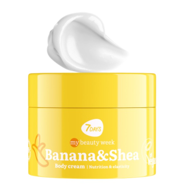 7DAYS KOREAN Banana & Shea Body Cream, Κρέμα Σώματος, 250ml