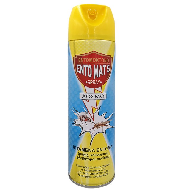 Ento Mats Άοσμο Εντομοκτόνο Σπρέι 300ml