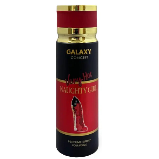 Galaxy Plus Concept Very Hot Naughty Girl Perfume Spray Pour Femme, Αποσμητικό Σπρέι για Γυναίκες, 200ml