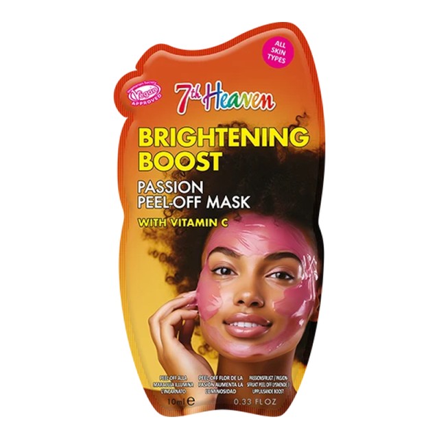 7th Heaven Brightening Boost Passion Peel-Off Μάσκα Προσώπου με Βιταμίνη C 10ml