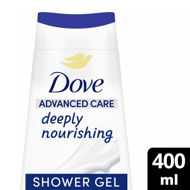 Dove Deep Nourishing Αφρόλουτρο Xωρίς Θειϊκά Άλατα για Βαθιά Θρέψη, 400ml