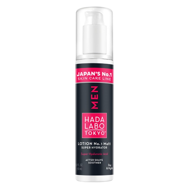 Hada Labo Tokyo Men Lotion No.1 Matt Super Hydrator Day & Night After Shave Soother, Ανδρική Ενυδατική Λοσιόν Προσώπου για Ευαίσθητες Επιδερμίδες & Ιδανική για Μετά το Ξύρισμα 150ml
