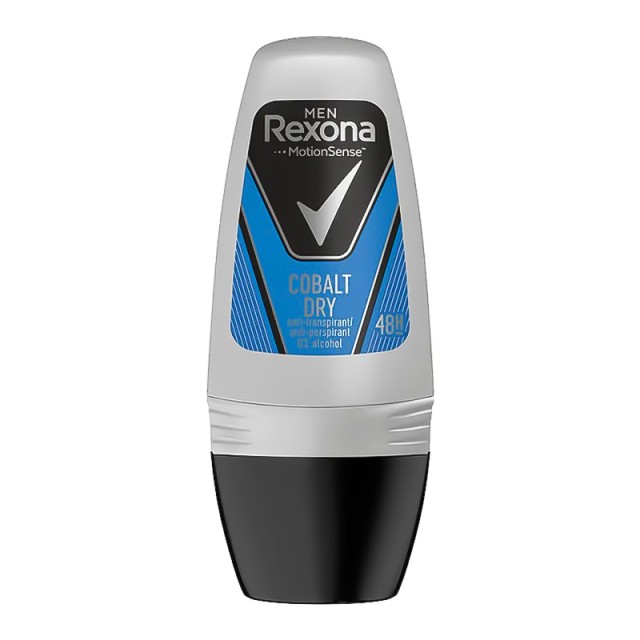 Rexona Men Cobalt Dry 48h Dry Protection, Αποσμητικό Roll on 50ml