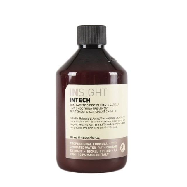 Insight Intech Hair Smoothing Treatment, Aγωγή Λείανσης Κατά Του Φριζαρίσματος, Κατάλληλη Και Για Σγουρά- Σπαστά Μαλλιά,  400ml