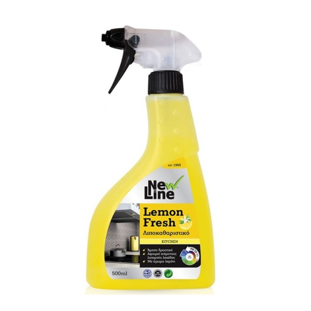 New Line Lemon Fresh Λιποκαθαριστικό Spray Κουζίνας, 500ml