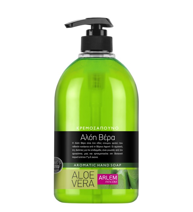 Arlem Κρεμοσάπουνο 1000ml Αντλία ALOE VERA