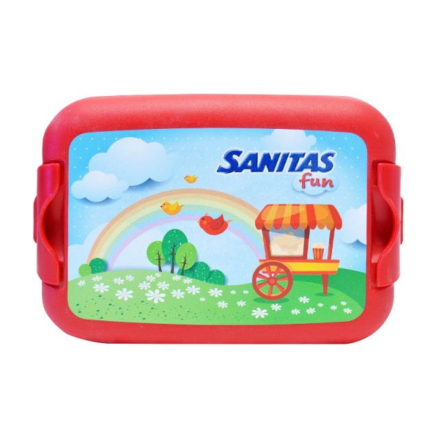 Sanitas Fun Lunch Box, Σκεύος Φαγητού Πλαστικό 889ml