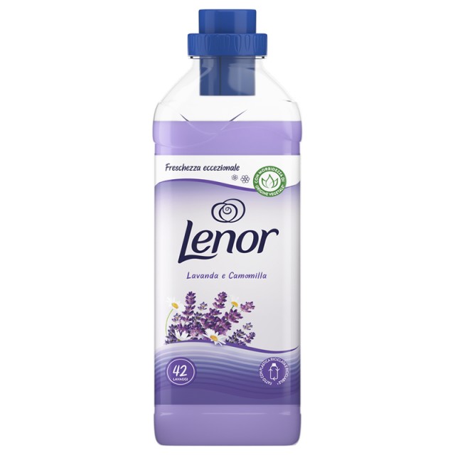 Lenor Lavanda & Camomilla, Μαλακτικό Ρούχων - 42 Μεζούρες 1,05lt