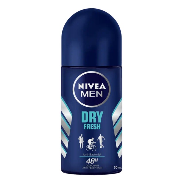 Nivea Men Dry Fresh 48h, Αποσμητικό Roll on 50ml