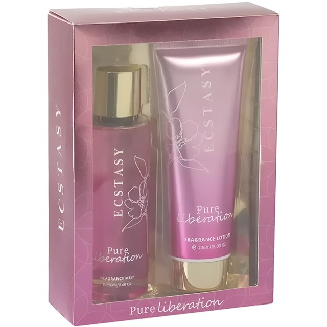 Ecstasy Pure Liberation Gift Set: Body Cream 236ml & Body Mist 250ml, Σετ Δώρου Περιποίησης