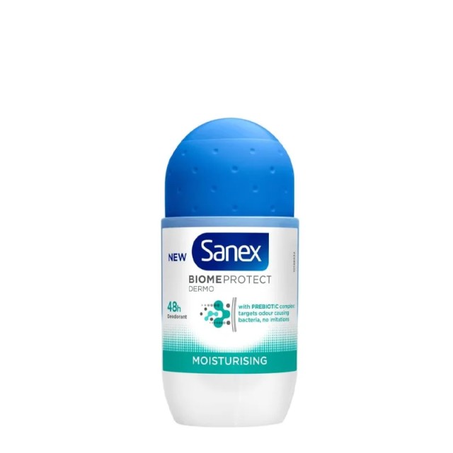 Sanex Aποσμητικό Σώματος Roll-on Biomeprotectrotect Moisturising, 50ml