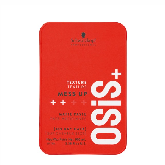 OSIS+ Mess Up Matte Paste Ματ Πάστα Μαλλιών 100ml