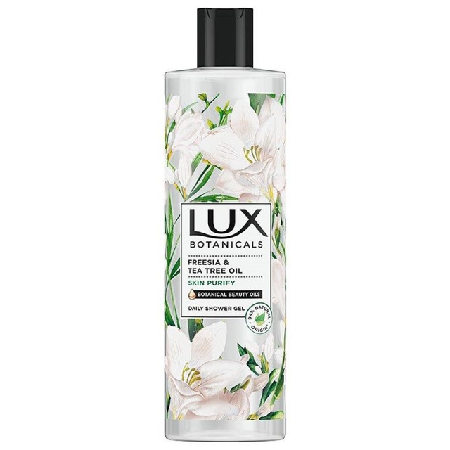 LUX Botanicals Shower Gel Freesia & Tea Tree Oil (Xωρίς Aντλία),  500ml