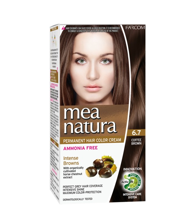 MEA NATURA Σετ Βαφής Χωρίς Αμμωνία, Νο6.7 60ml