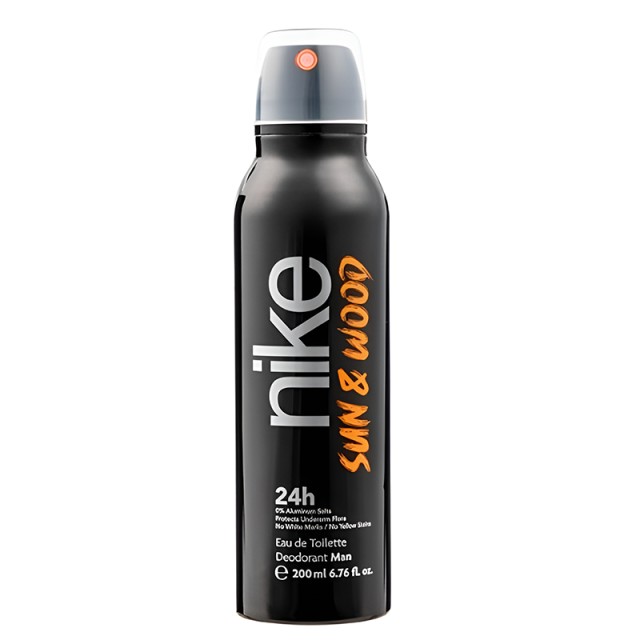 Nike Sun & Wood Eau de Toilette Deo Spray, Αποσμητικό Σπρέι Σώματος, 200ml