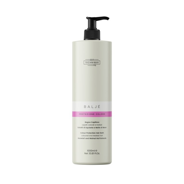 Technique Baljé Shampoo Protezione Colore, Σαμπουάν για Βαμμένα & με Ανταύγειες Μαλλιά, 2x1000ml, 1+1 ΔΩΡΟ