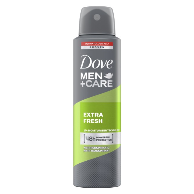 Dove Men+Care Extra Fresh, Ανδρικό Αποσμητικό Σπρέι, 150ml