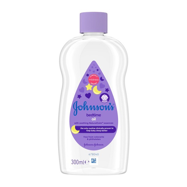 Johnson’s Bedtime Oil με Xαλαρωτικά Aιθέρια Έλαια NaturalCalm 300ml