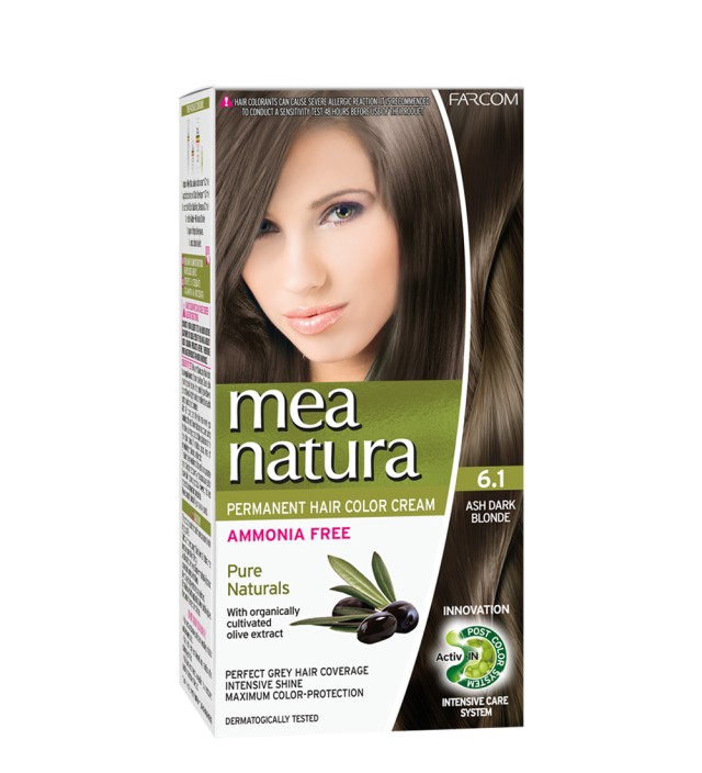 MEA NATURA Σετ Βαφής Χωρίς Αμμωνία, Νο.6.1 60ml