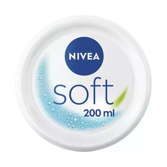 Nivea Soft Body, Face & Hand Cream, Κρέμα για Πρόσωπο, Σώμα & Χέρια, 200ml