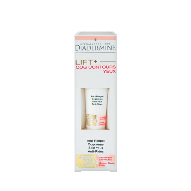 Diadermine Lift+ Oog Contours Yeux, Ενυδατική Αντιρυτιδική Κρέμα Ματιών, για όλους τους τύπους δέρματος, 15ml