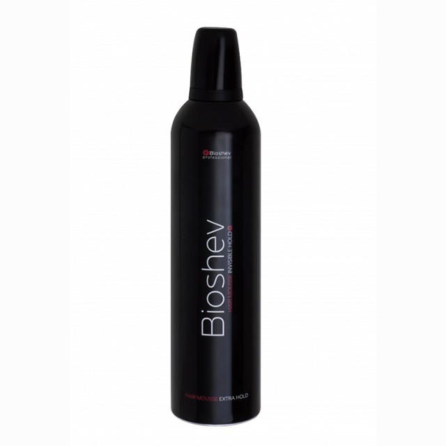 Bioshev Professional Hair Mousse Extra Hold, Αφρός για όλους τους τύπους μαλλιών, 400ml