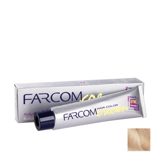 Farcom No 230 Πολύ Φωτεινό Ξανθό Περλέ Μόνιμη Βαφή Μαλλιών με Πρωτεΐνες Μεταξιού & Προβιταμίνη Β5, 60ml