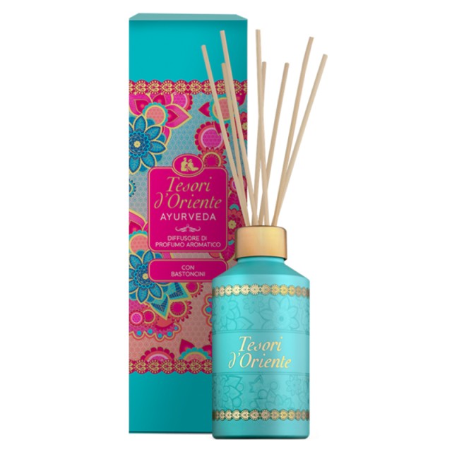 Tesori dOriente Ayurveda Aromatic Sticks Diffuser, Αρωματικά Στικς Χώρου, 200ml