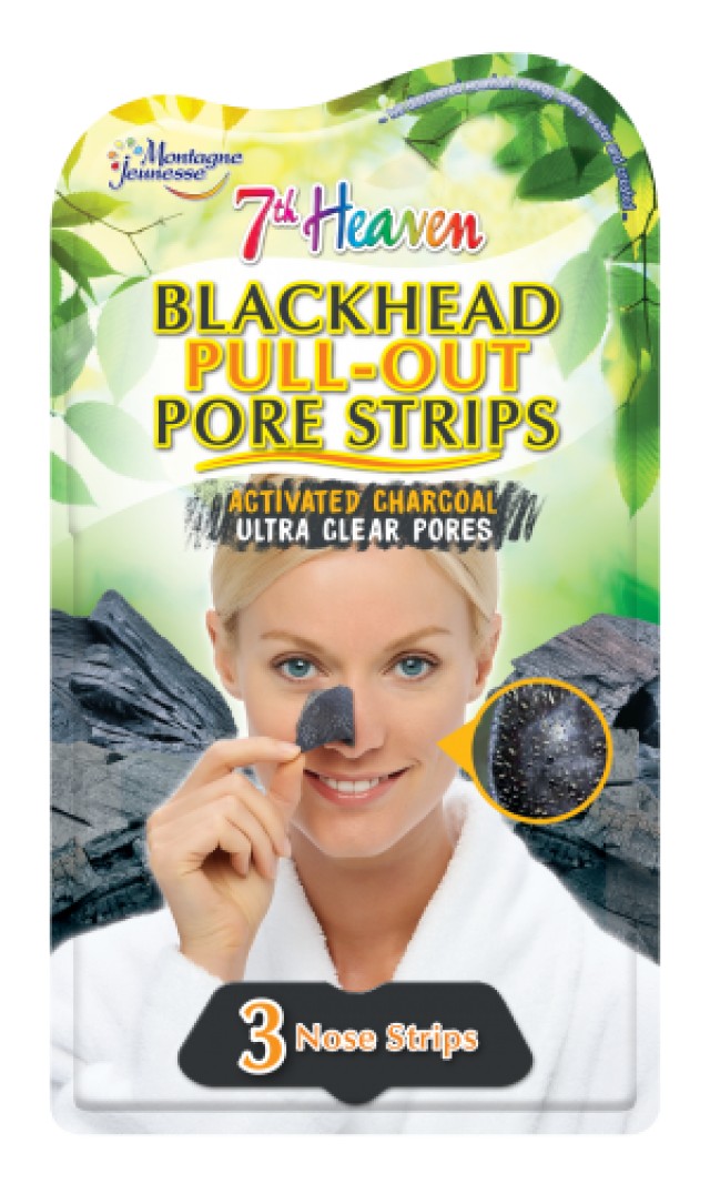 7th Heaven Peel Off Strips for pores & blackheads, Ταινίες Καθαρισμού για μαύρα στίγματα, 3τμχ