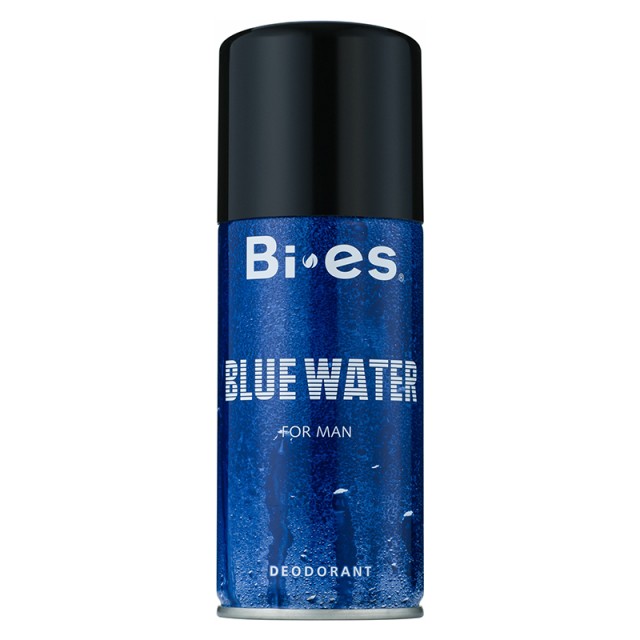 Bi-es Blue Water Deodorant Spray Refreshing & Durable Scent for Men, Αποσμητικό Σπρέι 150ml