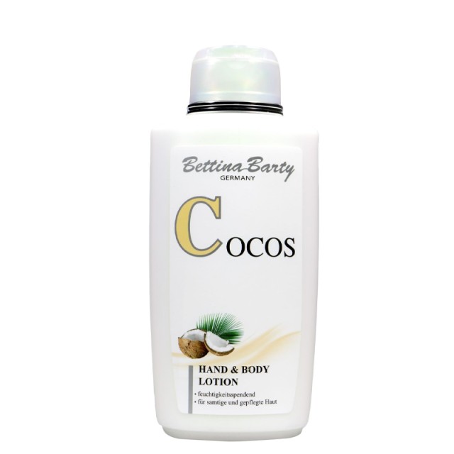 Bettina Barty Cocos Hand & Body Lotion, Γαλάκτωμα Σώματος & Χεριών με Άρωμα Καρύδας, 500ml