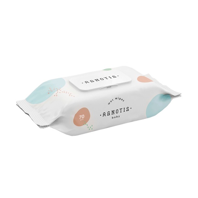 Agnotis Baby Wet Wipes Χαμομήλι, Μωρομάντηλα, 70τμχ