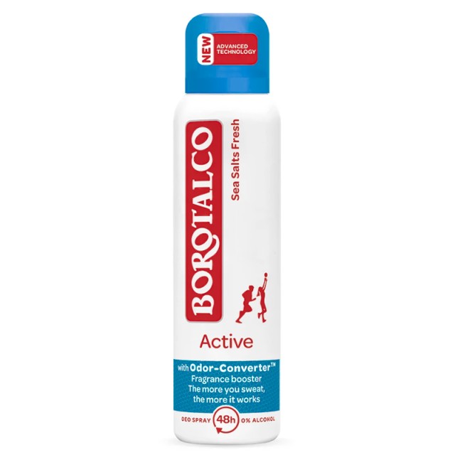 Borotalco Active Sea Salts Fresh, Αποσμητικό Σπρέι 150ml