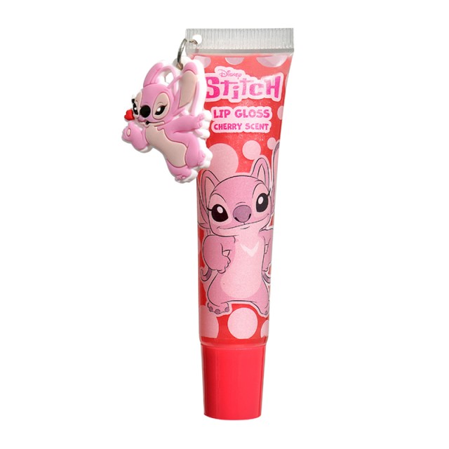 AIR-VAL Angel Lip Gloss Cherry Scent & Coral Charm, Παιδικό Λιπ Γκλος με Άρωμα Κεράσι & Μπρελόκ, 13ml