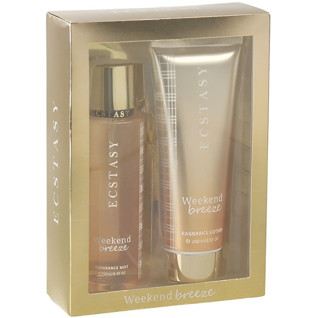 Ecstasy Weekend Breeze Gift Set: Body Cream 236ml & Body Mist 250ml, Σετ Δώρου Περιποίησης
