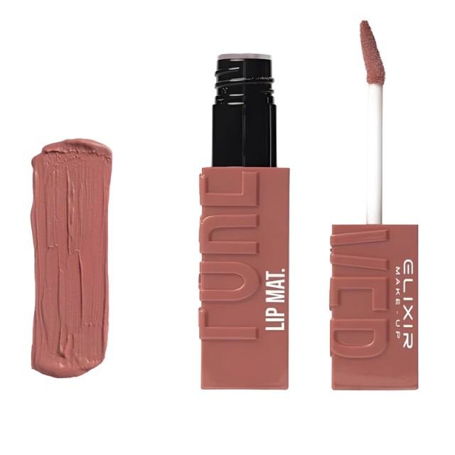 Elixir Forever Lip Mat, Υγρό Κραγιόν Matte No 204, 9gr