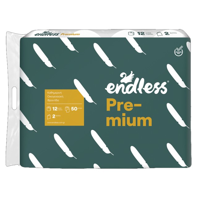 Endless Premium, Χαρτί Υγείας 2φυλλο 190γρ, 12τμχ