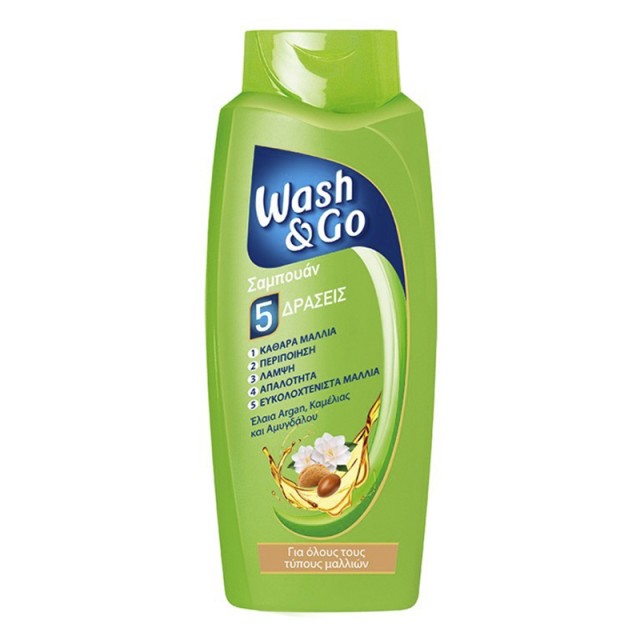 Wash&Go 2σε1 Classic, Σαμπουάν για όλους τους Τύπους Μαλλιών, 700ml