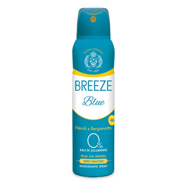 Breeze Blue 0% Aluminum, Αποσμητικό Σπρέι, 150ml