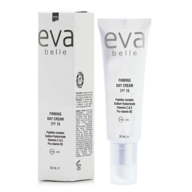 Eva Belle Firming Day Cream SPF15, Κρέμα Ημέρας για Μείωση Ρυτίδων, Αύξηση της Ελαστικότητας & της Σφριγηλότητας της επιδερμίδας 50ml