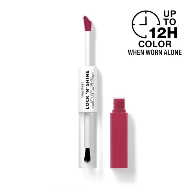 Wet n Wild Megalast Lock n Shine Lip Color & Gloss LA Pink, 8ml