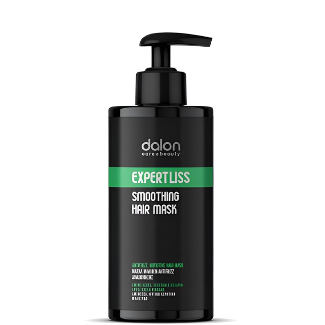 Dalon Expertliss Smouthing Hair Mask,  Μάσκα Μαλλιών με Αμινοξέα & Κερατίνη Φυτικής Προέλευσης Ιδανική για Αναδόμηση των Μαλλιών Μετά τη Θεραπεία Κερατίνης, 300ml